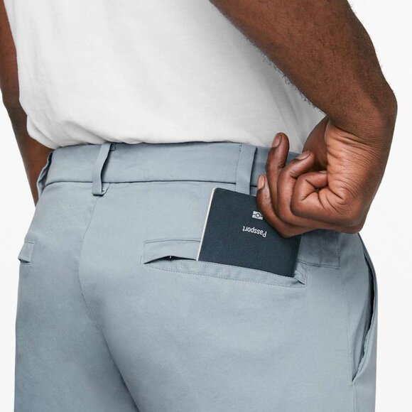 Lululemon Commission Pant Classic *Swift Cotton 30" Chambray (light blue) - Picture 2 of 6